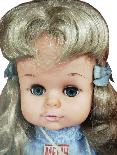 Muñeca Antigua Melih. Caja Original Con 2 Discos (años60) (Usado)