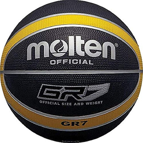 Balón De Basket Color Negro/amarillo, Talla 5