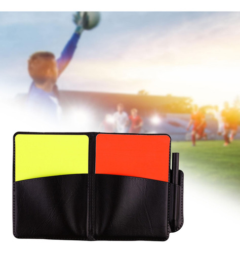 2 Juego De Tarjetas De Árbitro De Con Libro De Bolsillo
