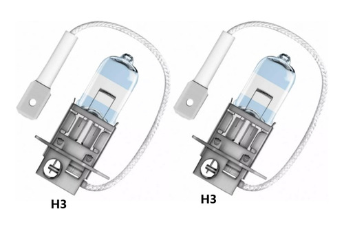 Kit 2 Lamparas Crystal Vision H3 Original Philips