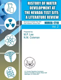 Libro: History Of Water Development At The Nevada Test Site: