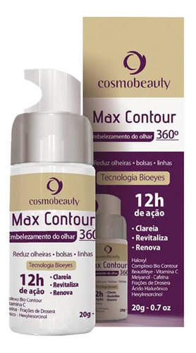 Creme Max Contour Antiolheiras Cosmobeauty 20g