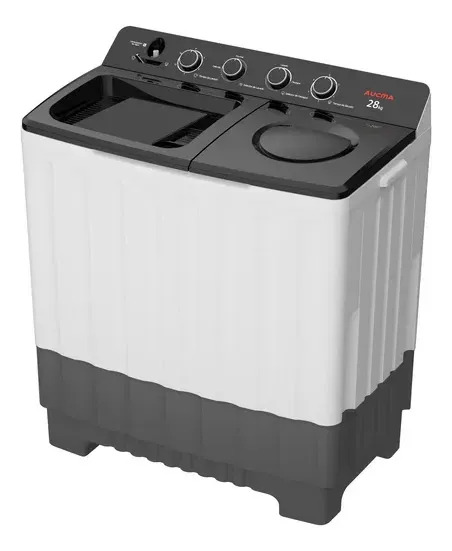 Aucma Semiautomatica AWTT28WXXAT Eléctrica Blanco