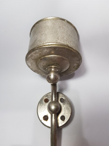 Imagen 6 de 10 de Antigua Jabonera Y Portavaso Bronce Niq Circa 1920 Mag 56398