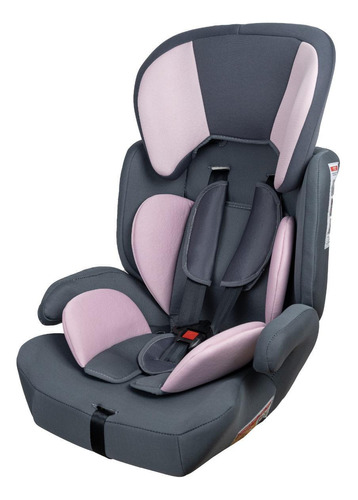 Cadeira Para Auto Assento Infantil 9 Á 36 Kg Grafite/rosa