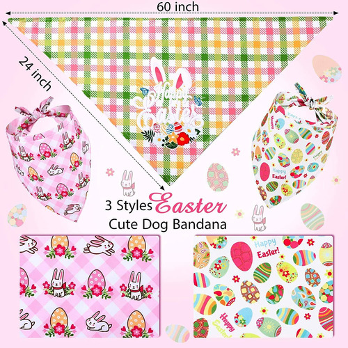 Weewooday 6 Piezas Bandana Triangular Para Perros San Patric
