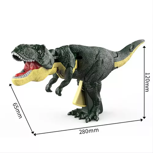 Dino Zaza Za T-rex Juguete Divertido Articulado Sonido Luz