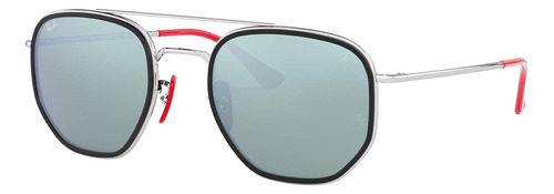 Ray Ban Rb3748m F03130 The Marshal Scuderia Ferrari Plateado