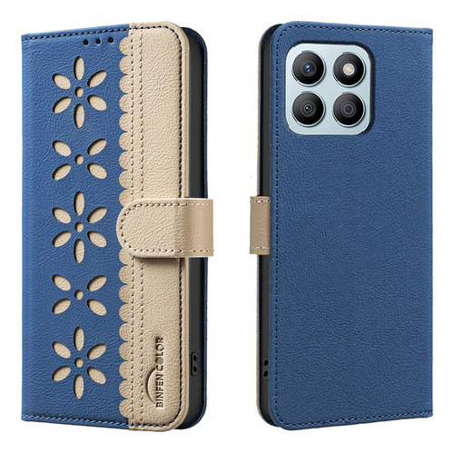 Funda De Piel Tipo Cartera Para Honor X8b X8c