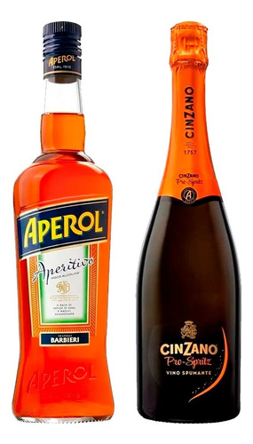 Aperitivo Aperol + Champagne Cinzano Pro Spritz 750ml