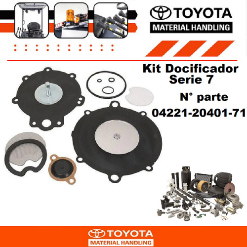 Kit De Diafragmas Vaporizador Lpg Montacargas Toyota Serie 7