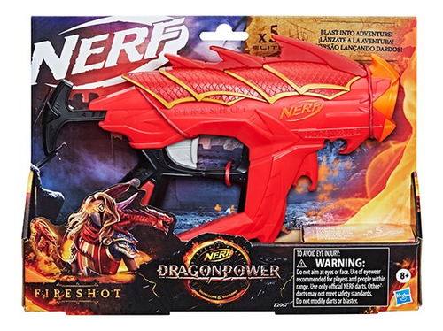 Lanzador Nerf Dragon Power Fireshot
