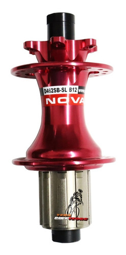 Novatec D462 Maza Trasera Rulemanes 12x148 Boost 32ag Disco