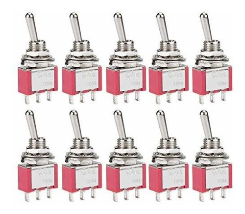 Diyhz 20 piezas Toggle Switch Ac 5 a/125 v 3 a/250 v 3/6/9 p