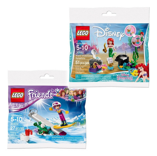 Lego Builder Bag Sinfonia Ariel 30552 Pista Sky 30402 El Rey