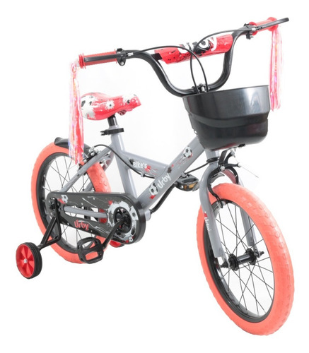 Bicicleta Infantil Rodado 16 Urby Bikes Con Rueditas