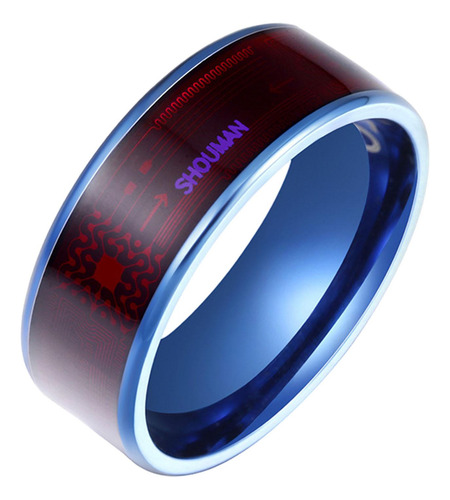 4 Anillo Usable Inteligente, Anillo De Pantalla Azul Mi