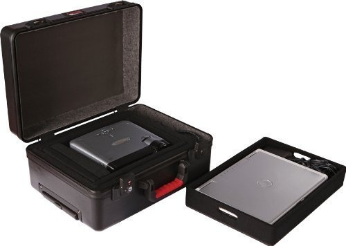 Gator Case With Removable Laptop Tray With Wheels And Tow