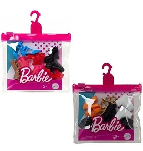 Paquete De Accesorios Para Zapatos Barbie Con 10 Pares De Za