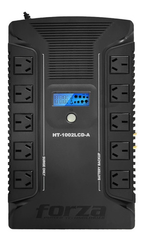 Estabilizador Ups Forza Ht-1002lcd 1000va Usb Coaxial Rj45