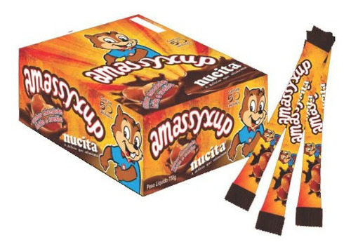 Kit Caixa Chocolate Amassychup + Amassyxup Morango C/100