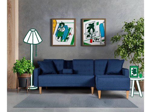 Sala Modular Reversible De Lino Kendall Makora