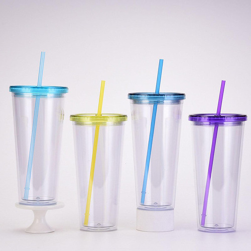 Vaso De Plástico Transparente, Vaso De Café Sin, Violeta