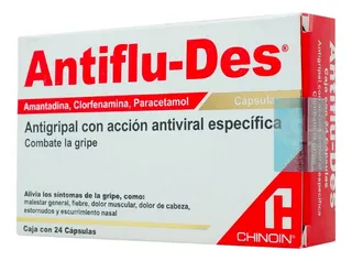 Antiflu-des Antigripal Acción Antiviral Caja Con 24 Cápsulas