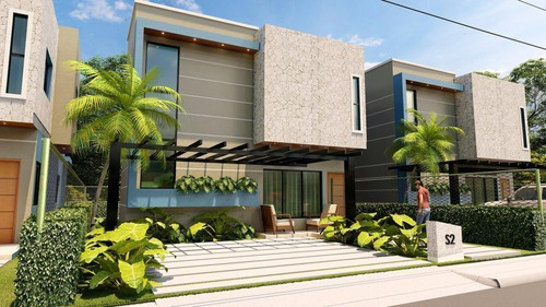 Villa En Venta En Residencial Bavaro - Punta Cana, 3 Habitac