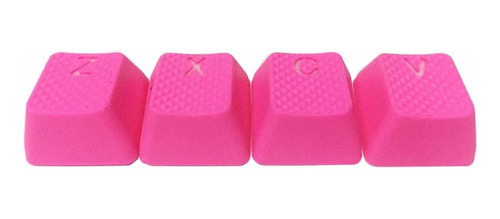 Juego De 4 Llaves De Goma Para Teclado Mecánico Z X C V Ch.