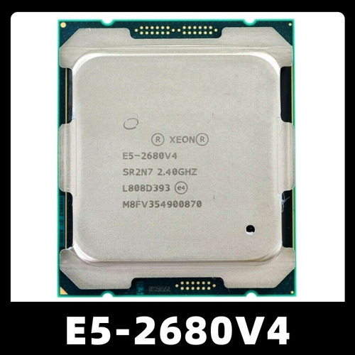 Para Cpu Xeon E5 2680v4 Lga 2011-3, 2,4 Ghz, 14 Núcleos E