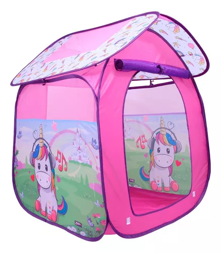 Barraca Casa Portátil Infantil Menina Princesa Disney Zippy Toys Rosa