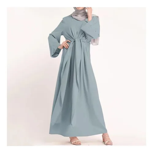 L Mujer Dubai Abaya Ropa Musulmana Vendaje Kaftan Islámico