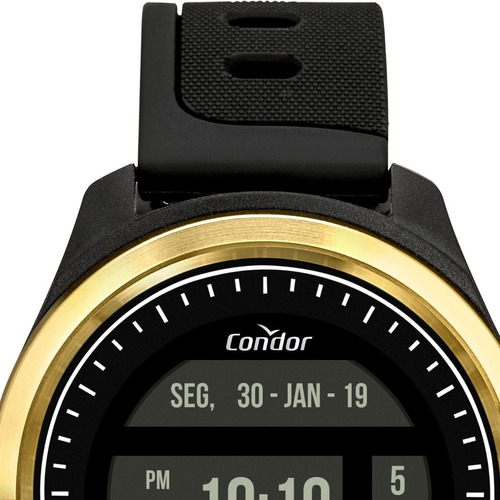 Relógio Condor Masculino Digital Dourado Cokw05caa/8d