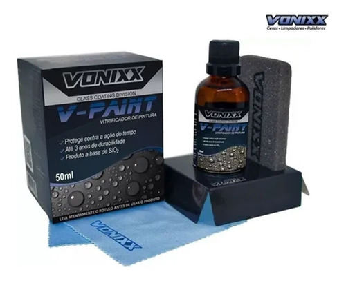 V-paint Vitrificador Pintura 20ml Vonixx V 3 Anos Proteção