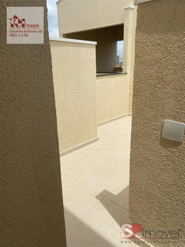 Imagem 8 de 13 de Apartamento Triplex À Venda, 76 M² Por R$ 318.000,00 - Vila América - Santo André/sp - At0005