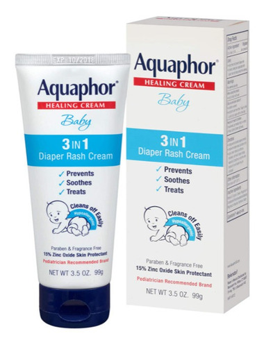 Aquaphor Baby 3 En 1 Diaper Rash Cream 99gr