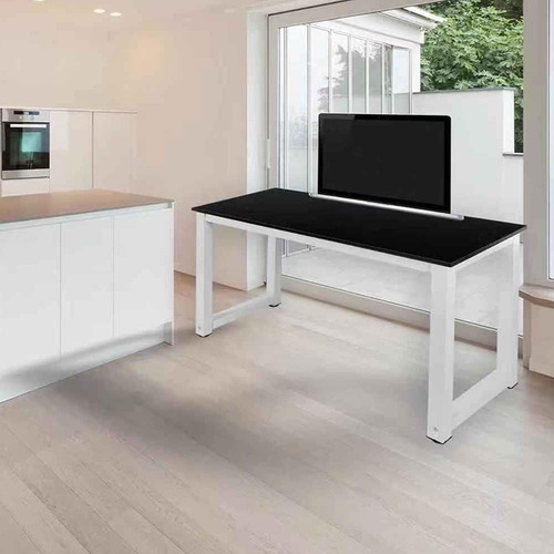 Escritorio De Madera Moderno 140 Cm Para Oficina Y Estudio