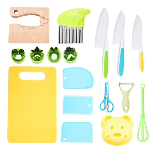 Juego De Cuchillos Para Frutas Y Verduras Play Kitchen Toys