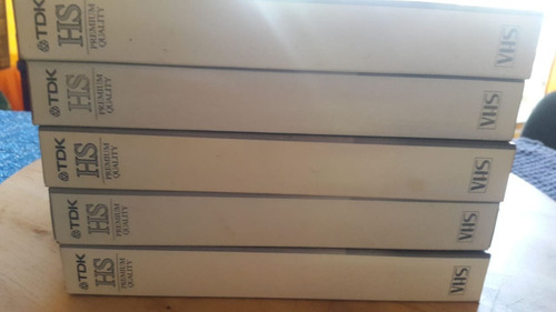 22 Cajas Para Cassettes Vhs Tdk Originales