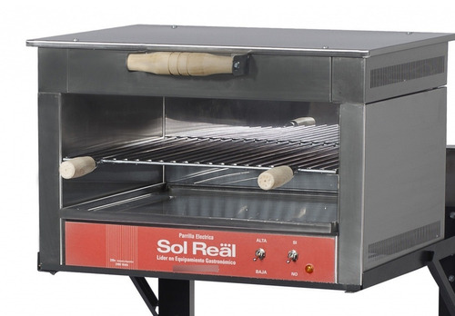 Imagen 4 de 10 de Parrilla Electrica Sol Real Sin Humo Bajo Consumo