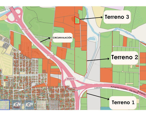 Importante Terreno  Colectora Av. Circunvalación ,  Polo52 Y Au. Córdoba - Rosario