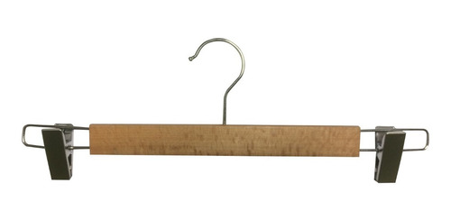 Percha De Madera Para Pantalón C/ Pinzas Calidad A X 50 Uni