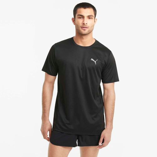 Polo Puma Run Favorite Ss Tee M Black Hombre