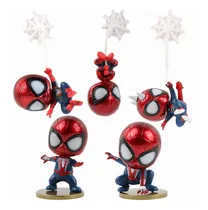 Comprar Figuras Decorativas De Spider Man 10cm Set De 5 Pcs