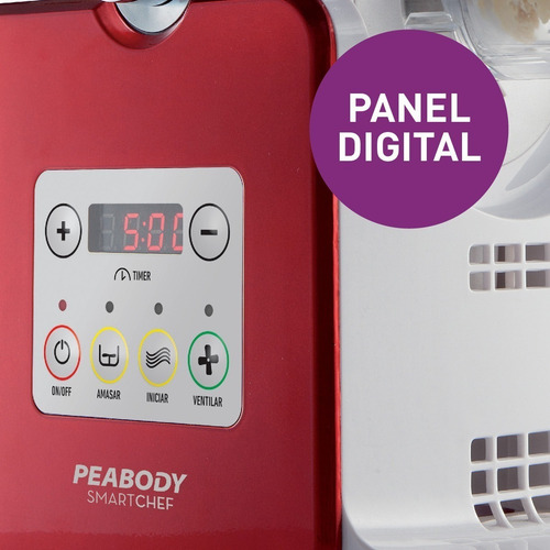 Imagen 5 de 6 de Fábrica De Pasta Peabody Digital Con Accesorios