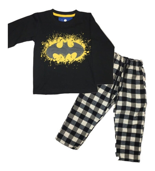 Batman Niños Pijama Largo 