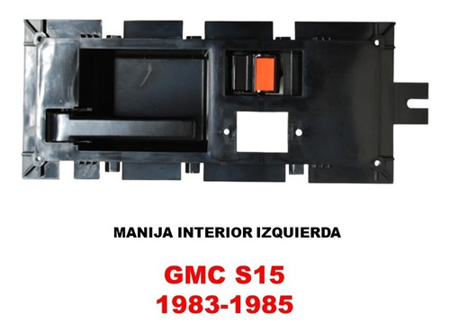 Manija Interior Gmc S15 1983-1985 Lado Izquierdo Negro