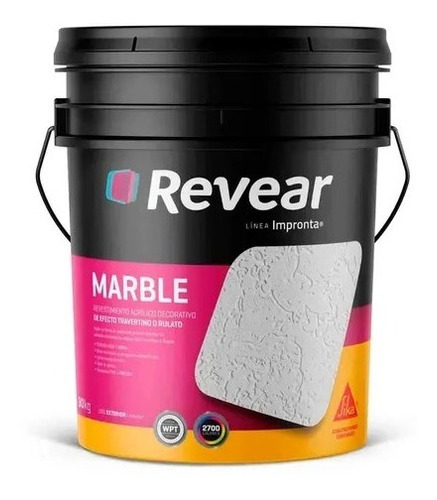 Revear Revestimiento Marble Fino/medio 30 Kg -miozzi