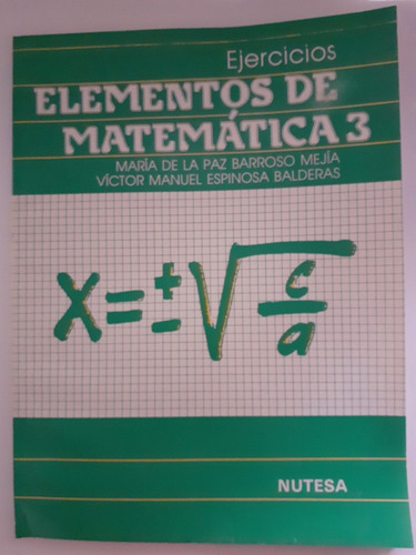 Elementos De Matemática 3 - Ejercicios